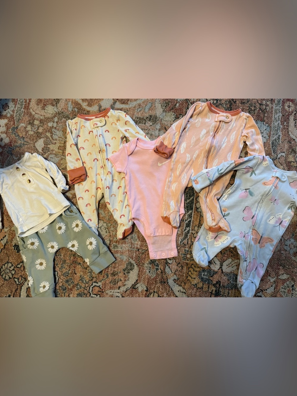 Mixed Baby Girls Clothing & Sleeper Bundle - Newborn / 3 month